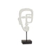 Decorative Figure Gift Decor White Face 19,5 x 38 x 10,5 cm (4 Units) - Декорация и Осветление<<<Дом