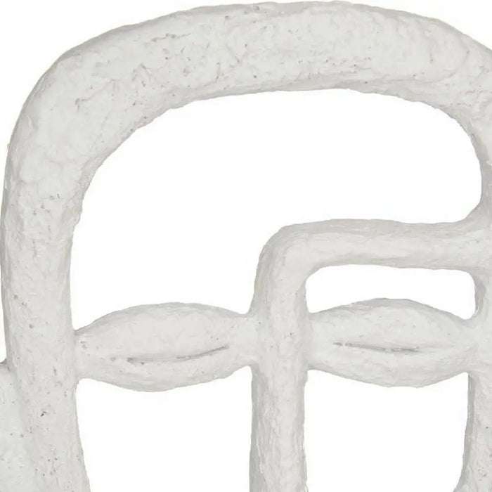 Decorative Figure Gift Decor White Face 19,5 x 38 x 10,5 cm - Декорация и Осветление<<<Дом Градина<<<BigBuy&&&Други