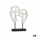 Decorative Figure Gift Decor White Face 27 x 32,5 x 10,5 cm (4 Units) - Декорация и Осветление<<<Дом