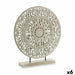 Decorative Figure Gift Decor White Mandala 7 x 49 x 44 cm 44 x 49 x 7 cm (6 Units) - Декорация и Осветление<<<Дом