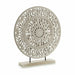 Decorative Figure Gift Decor White Mandala 7 x 49 x 44 cm 44 x 49 x 7 cm (6 Units) - Декорация и Осветление<<<Дом