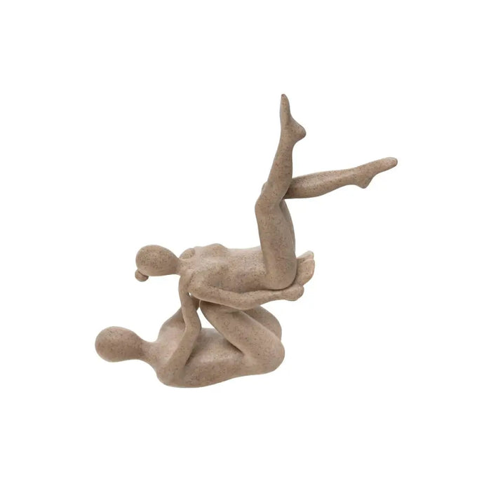 Decorative Figure Home ESPRIT Beige Yoga 20 x 10 x 50 cm - Декорация и Осветление<<<Дом Градина<<<BigBuy&&&Други