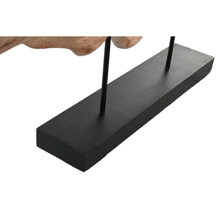 Decorative Figure Home ESPRIT Black Light brown Modern 74 X 9 X 42 CM - Декорация и Осветление<<<Дом