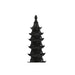 Decorative Figure Home ESPRIT Black Oriental 9 x 9 x 41 cm - Декорация и Осветление<<<Дом Градина<<<BigBuy&&&Други