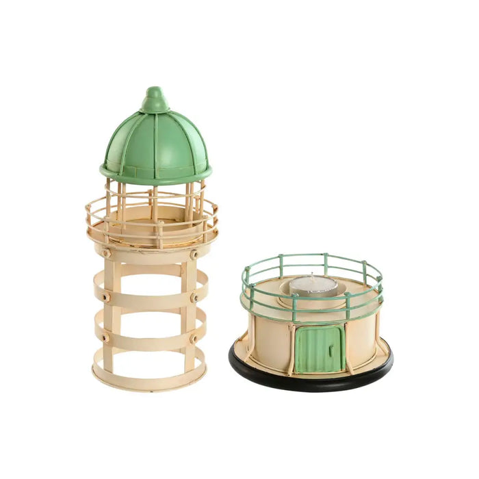 Decorative Figure Home ESPRIT Blue Green Pink 13 x 13 x 27,5 cm (3 Units) - Декорация и Осветление<<<Дом
