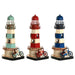 Decorative Figure Home ESPRIT Blue Red Cream Sky blue 13 x 13 x 32 cm (3 Units) - Декорация и Осветление<<<Дом