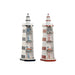 Decorative Figure Home ESPRIT Blue Red Headlight 14 x 16 x 52 cm (2 Units) - Декорация и Осветление<<<Дом