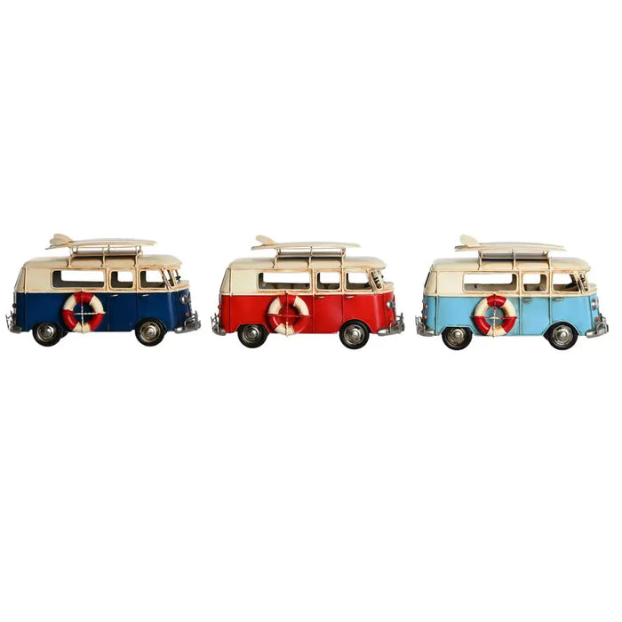 Decorative Figure Home ESPRIT Blue Red Navy Blue 27 x 11,5 x 15,5 cm (3 Units) - Други артикули за
