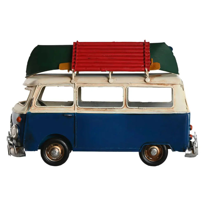 Decorative Figure Home ESPRIT Blue Red Navy Blue 28 x 13,5 x 17,5 cm (3 Units) - Декорация и Осветление<<<Дом
