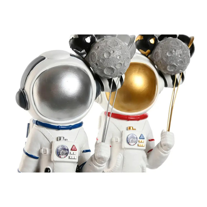Decorative Figure Home ESPRIT Blue White Red Lady Astronaut 16 x 12 x 41 cm (2 Units) - Декорация и Осветление<<<Дом