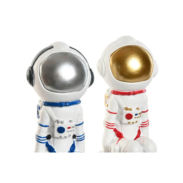 Decorative Figure Home ESPRIT Blue White Red Silver Lady Astronaut 11 x 7 x 24 cm (2 Units) - Декорация и