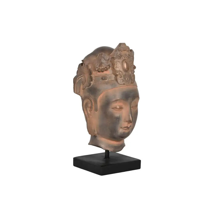 Decorative Figure Home ESPRIT Brown Black Buddha Oriental 15 x 18 x 38 cm - Декорация и Осветление<<<Дом