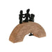 Decorative Figure Home ESPRIT Brown Black Family 26,5 x 9 x 20 cm - Декорация и Осветление<<<Дом