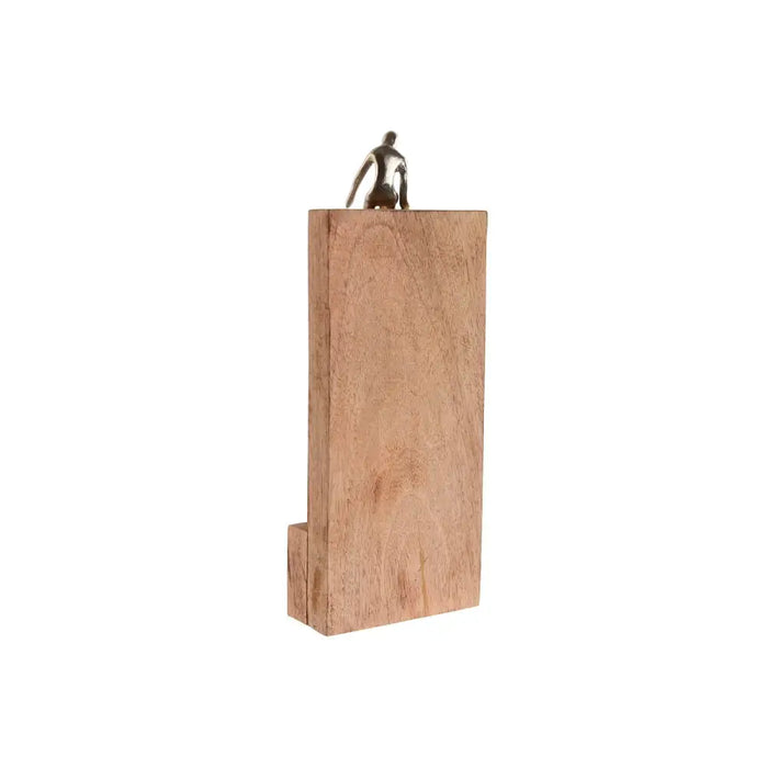 Decorative Figure Home ESPRIT Brown Silver Natural 15 x 10 x 39 cm - Декорация и Осветление<<<Дом