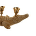 Decorative Figure Home ESPRIT Golden Candle Holder 42,5 x 12,5 x 11,5 cm - Декорация и Осветление<<<Дом