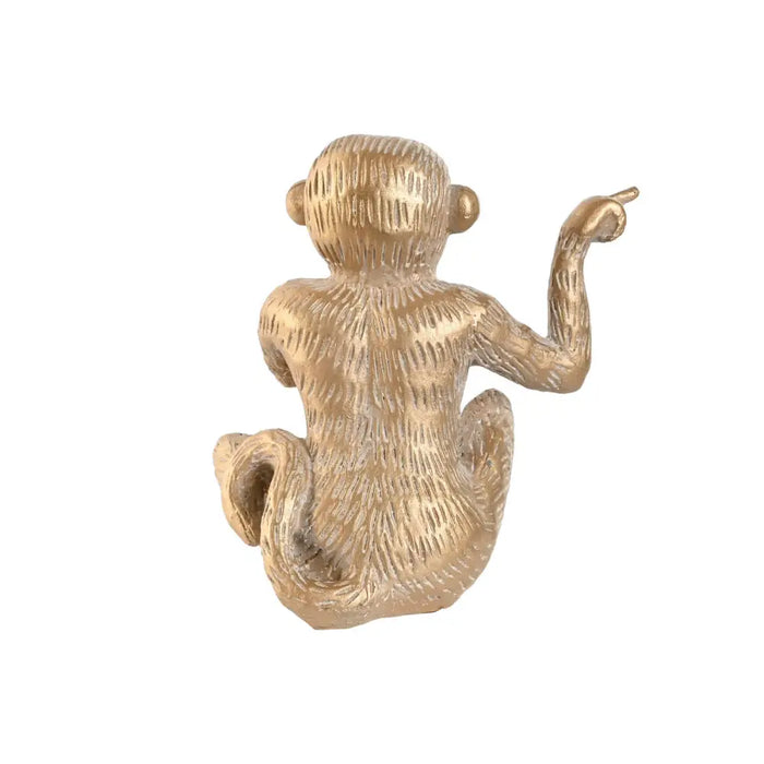 Decorative Figure Home ESPRIT Golden Monkey Tropical 14 x 10 x 14 cm (3 Units) - Декорация и Осветление<<<Дом