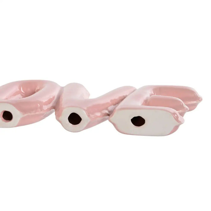 Decorative Figure Home ESPRIT LOVE Yellow Pink Children’s 24 X 2,5 X 10 cm (2 Units) - Декорация и Осветление<<<Дом