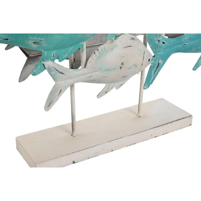 Decorative Figure Home ESPRIT Mediterranean Fish 60 x 15 x 53 cm - Декорация и Осветление<<<Дом