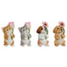 Decorative Figure Home ESPRIT Multicolour animals 10,5 X 9 X 18,5 cm (4 Units) - Декорация и Осветление<<<Дом