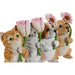 Decorative Figure Home ESPRIT Multicolour animals 10,5 X 9 X 18,5 cm (4 Units) - Декорация и Осветление<<<Дом