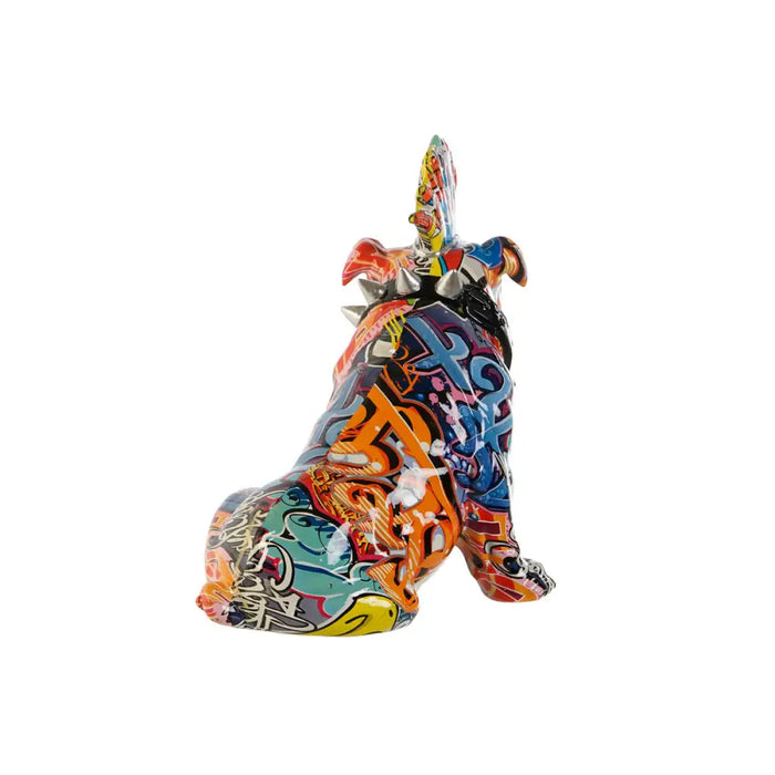 Decorative Figure Home ESPRIT Multicolour Dog 17 x 25 x 27 cm - Декорация и Осветление<<<Дом Градина<<<BigBuy&&&Други
