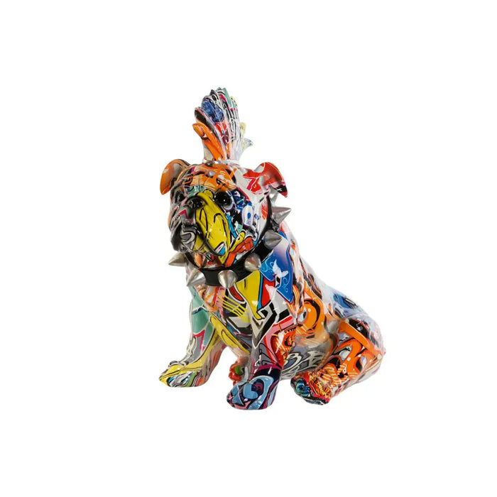 Decorative Figure Home ESPRIT Multicolour Dog 17 x 25 x 27 cm - Декорация и Осветление<<<Дом Градина<<<BigBuy&&&Други