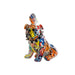 Decorative Figure Home ESPRIT Multicolour Dog 17 x 25 x 27 cm - Декорация и Осветление<<<Дом Градина<<<BigBuy&&&Други