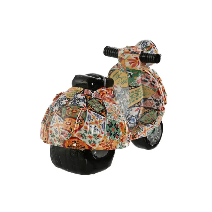 Decorative Figure Home ESPRIT Multicolour Mediterranean scooter 14 x 8 x 11 cm (2 Units) - Декорация и Осветление<<<Дом
