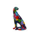 Decorative Figure Home ESPRIT Multicolour Panther 25 x 18 x 41 cm - Декорация и Осветление<<<Дом