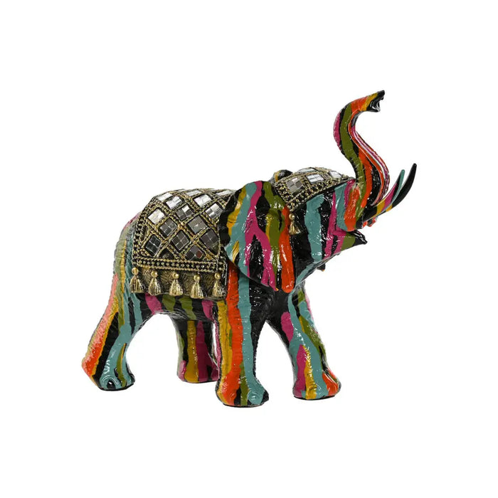 Decorative Figure Home ESPRIT Multicolour Resin Elephant 21,5 x 8,5 x 19,5 cm - Декорация и Осветление<<<Дом