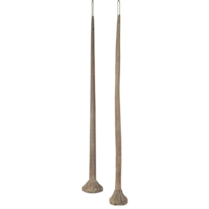 Decorative Figure Home ESPRIT Natural 15 x 15 x 130 cm - Декорация и Осветление<<<Дом Градина<<<BigBuy&&&Други артикули