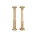 Decorative Figure Home ESPRIT Natural Column Stripped 30 X 30 X 200 CM - Декорация и Осветление<<<Дом
