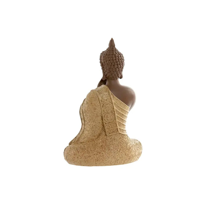 Decorative Figure Home ESPRIT Orange Coral Lime Resin Buddha Oriental 9 x 6 x 13 cm (3 Units) - Декорация и