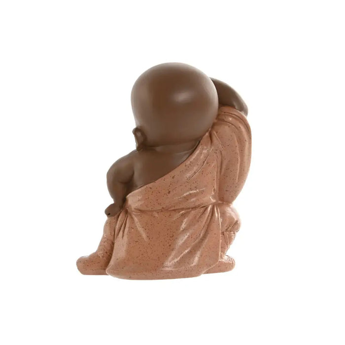 Decorative Figure Home ESPRIT Orange Coral Lime Resin Monk Oriental 8 x 5,5 x 12,7 cm (3 Units) - Декорация и