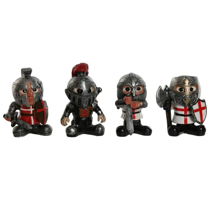 Decorative Figure Home ESPRIT Red Grey 7 x 4 x 9 cm (4 Units) - Декорация и Осветление<<<Дом Градина<<<BigBuy&&&Други