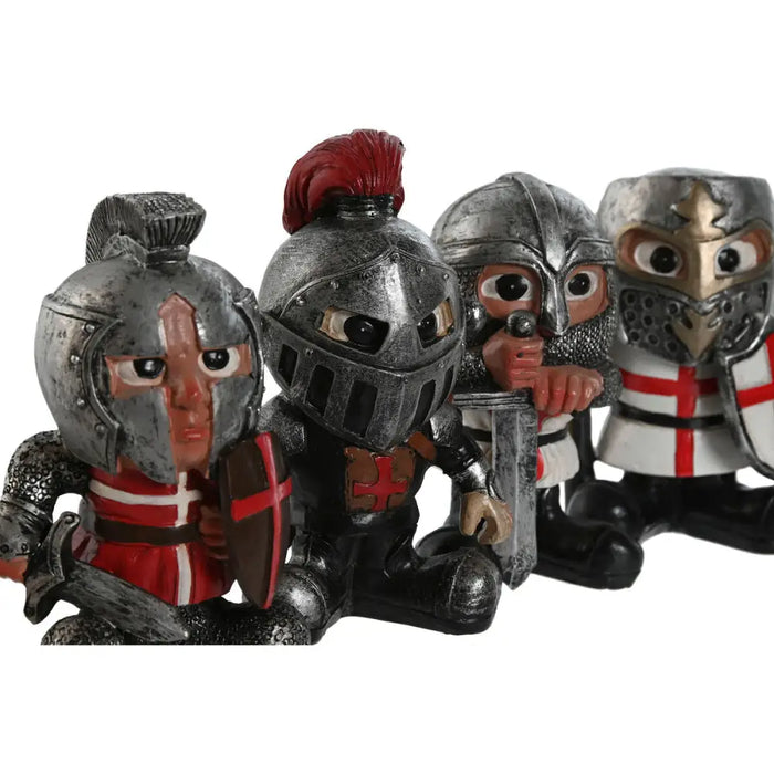 Decorative Figure Home ESPRIT Red Grey 7 x 4 x 9 cm (4 Units) - Декорация и Осветление<<<Дом Градина<<<BigBuy&&&Други