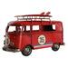 Decorative Figure Home ESPRIT Red Sky blue Navy Blue 27 x 10 x 16 cm (3 Units) - Декорация и Осветление<<<Дом