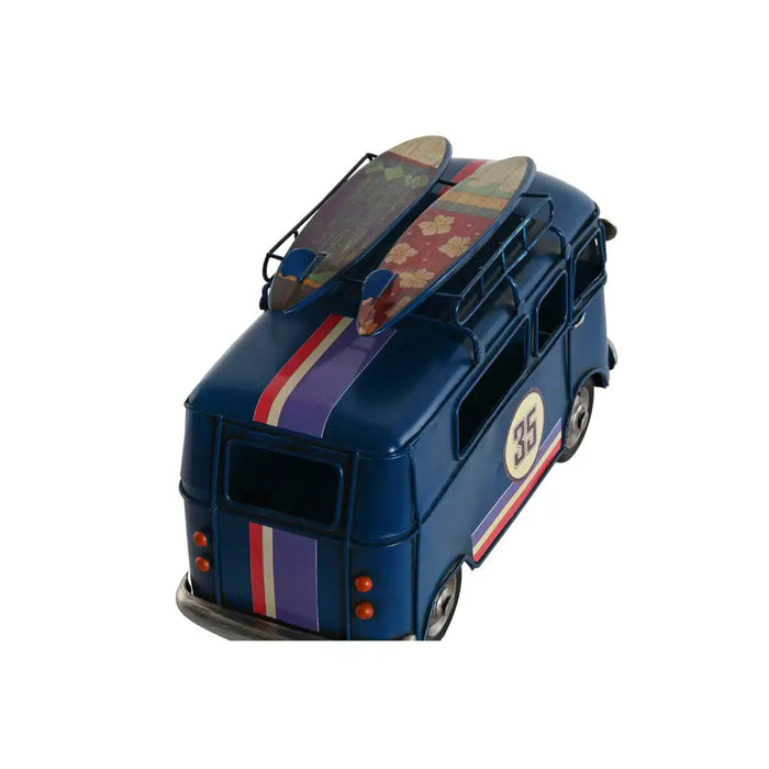 Decorative Figure Home ESPRIT Red Sky blue Navy Blue 27 x 10 x 16 cm (3 Units) - Декорация и Осветление<<<Дом
