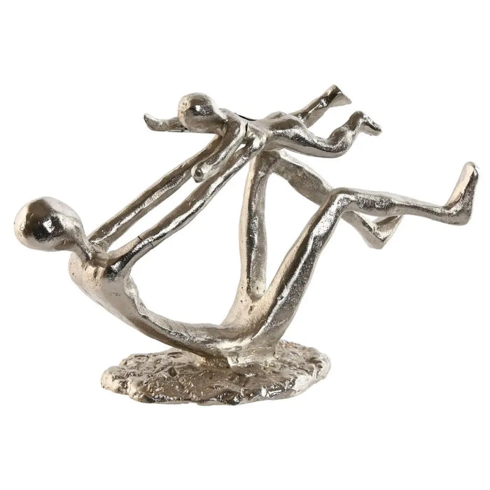 Decorative Figure Home ESPRIT Silver 25 x 8 x 14 cm (2 Units) - Декорация и Осветление<<<Дом Градина<<<BigBuy&&&Други
