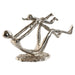 Decorative Figure Home ESPRIT Silver 25 x 8 x 14 cm (2 Units) - Декорация и Осветление<<<Дом Градина<<<BigBuy&&&Други