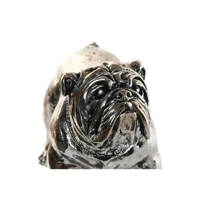 Decorative Figure Home ESPRIT Silver Dog Loft 28,5 x 11 x 16 cm - Декорация и Осветление<<<Дом Градина<<<BigBuy&&&Други