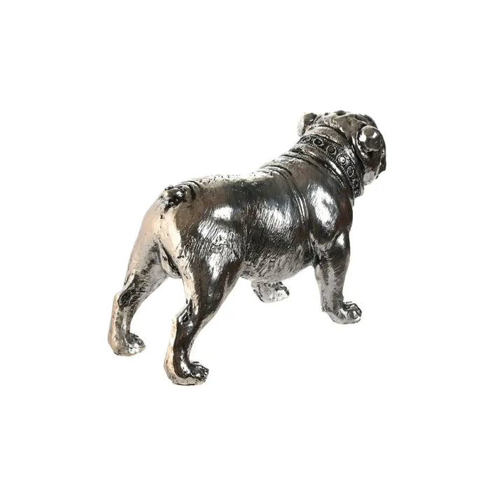 Decorative Figure Home ESPRIT Silver Dog Loft 28,5 x 11 x 16 cm - Декорация и Осветление<<<Дом Градина<<<BigBuy&&&Други