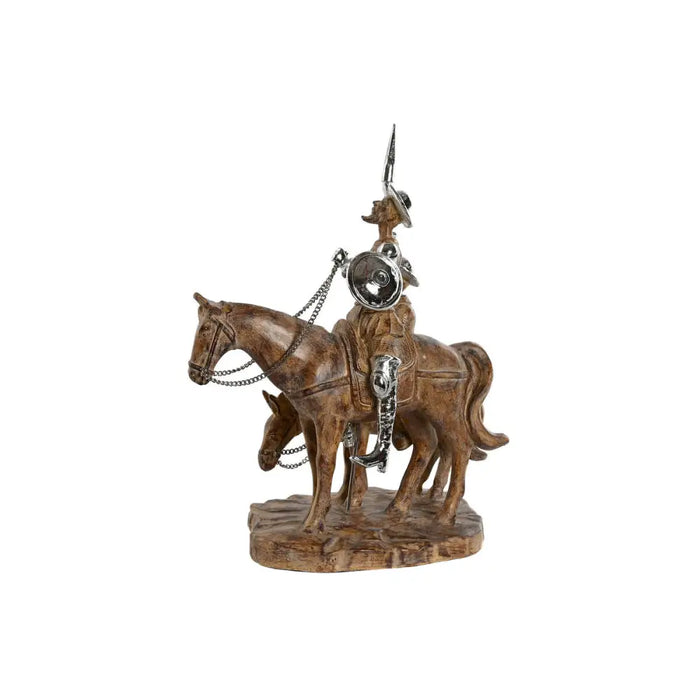 Decorative Figure Home ESPRIT Silver Natural Resin 20,5 x 13 x 26 cm - Декорация и Осветление<<<Дом