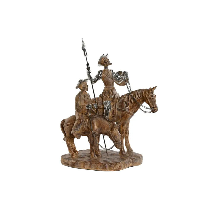 Decorative Figure Home ESPRIT Silver Natural Resin 20,5 x 13 x 26 cm - Декорация и Осветление<<<Дом