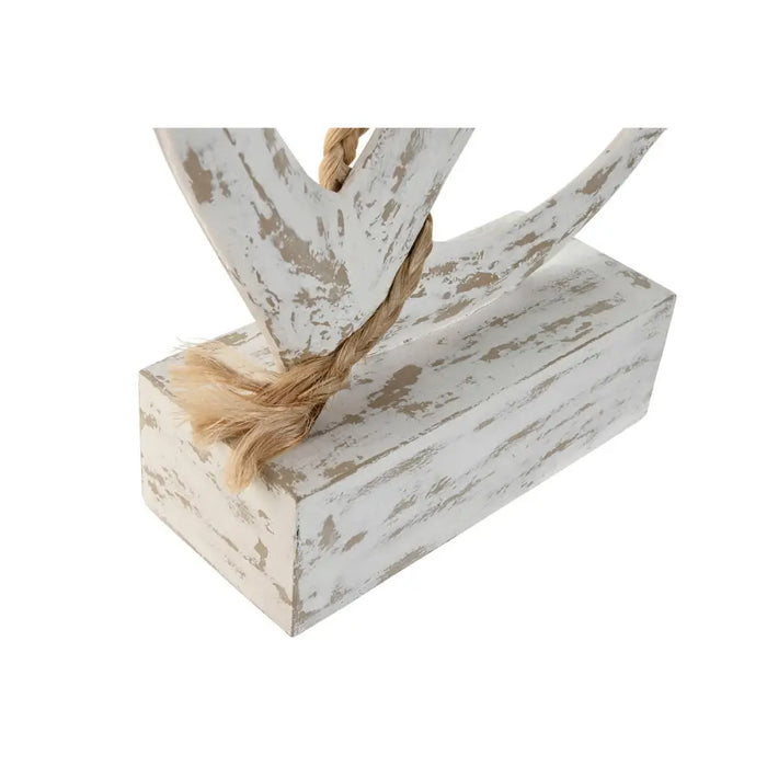 Decorative Figure Home ESPRIT White Anchor Mediterranean Stripped 31 x 7,5 x 40 cm - Декорация и Осветление<<<Дом