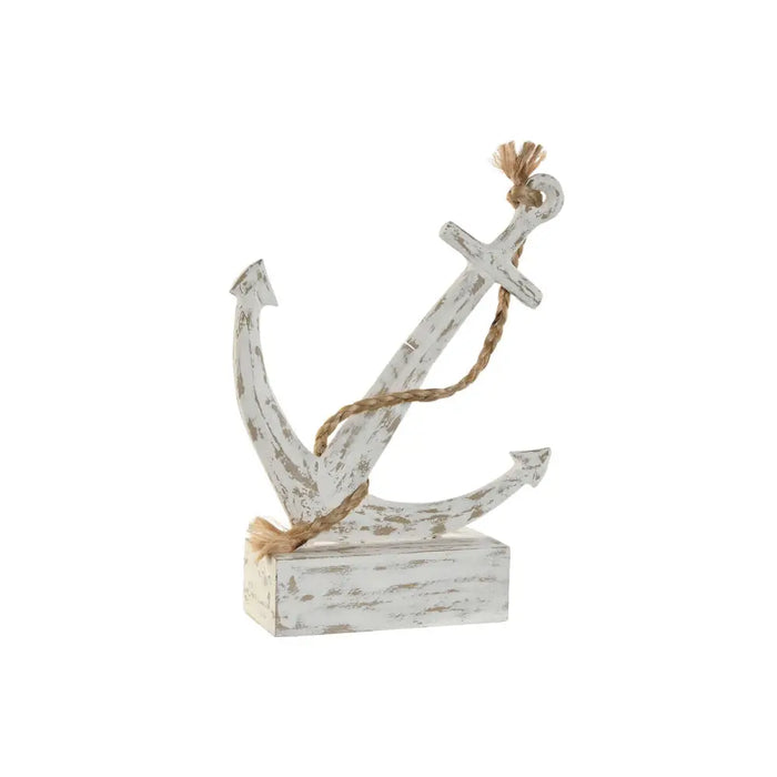 Decorative Figure Home ESPRIT White Anchor Mediterranean Stripped 31 x 7,5 x 40 cm - Декорация и Осветление<<<Дом