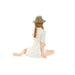 Decorative Figure Home ESPRIT White Beige Lady Mediterranean 9,5 x 7,5 x 13 cm (2 Units) - Декорация и Осветление<<<Дом