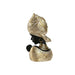 Decorative Figure Home ESPRIT White Black Golden African Woman 15 x 9 x 25 cm (2 Units) - Декорация и Осветление<<<Дом