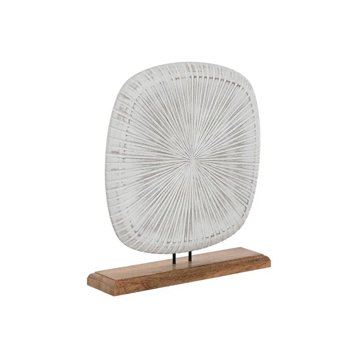 Decorative Figure Home ESPRIT White Brown Modern 30 x 8 x 34 cm - Декорация и Осветление<<<Дом Градина<<<BigBuy&&&Други