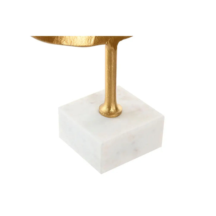 Decorative Figure Home ESPRIT White Golden Abstract 38 x 10 x 55 cm - Декорация и Осветление<<<Дом